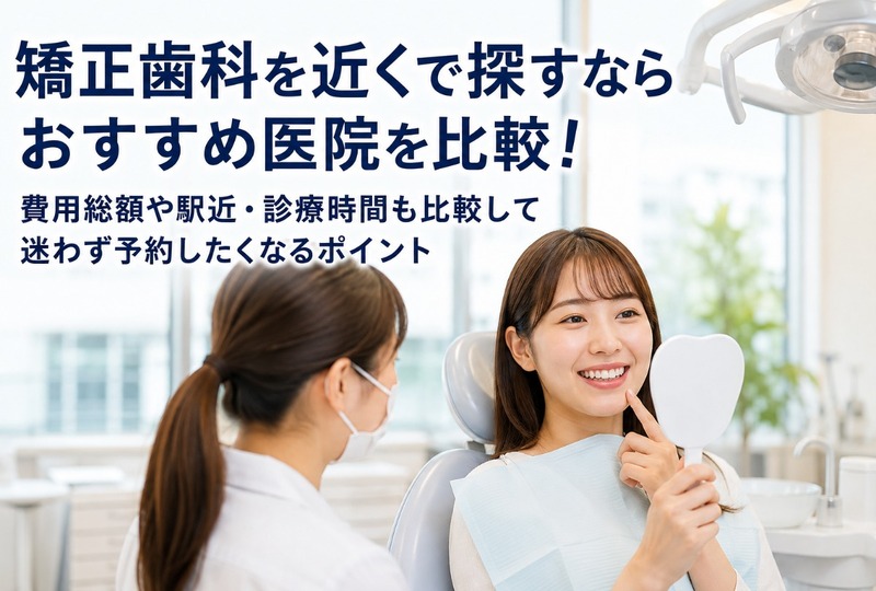 画像921：矯正歯科を近くで探すならおすすめ医院を比較！｜費用総額や駅近・診療時間も比較して迷わず予約したくなるポイント